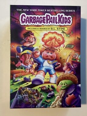 Garbage Pail Kids “The Big Box of Garbage” 3 Book Set by R.L. Stine